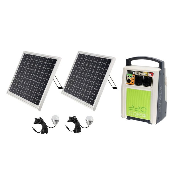 Ecoboxx 220 Aurinkoenergiajärjestelmä 120W