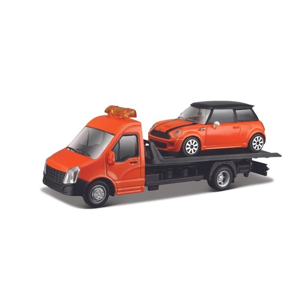 Bburago autonkuljetusauto 1:43 Street Fire Mini Cooper